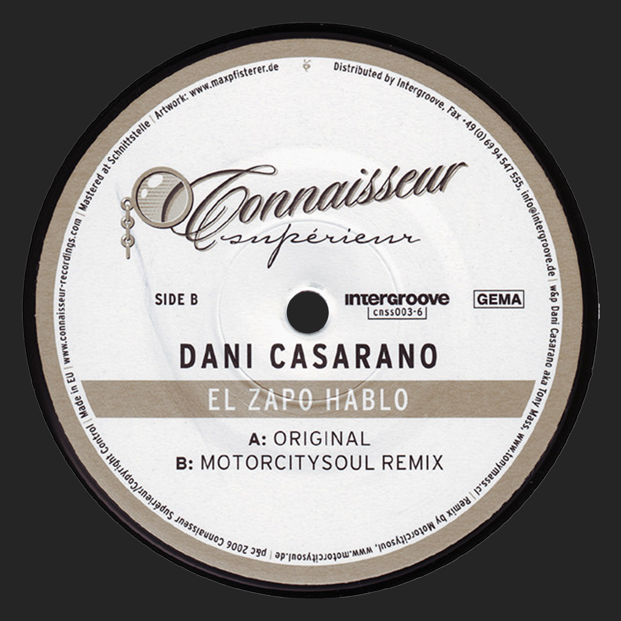Dani Casarano ‎– El Zapo Hablo [USED]