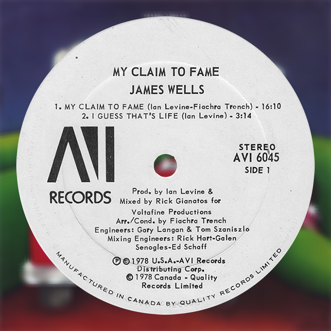 James Wells ‎/ My Claim to fame [USED]