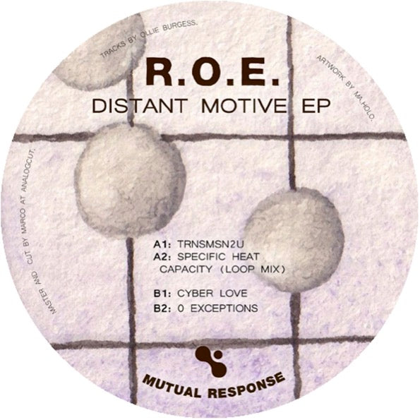 R.O.E. - Distant Motive EP [NEW]