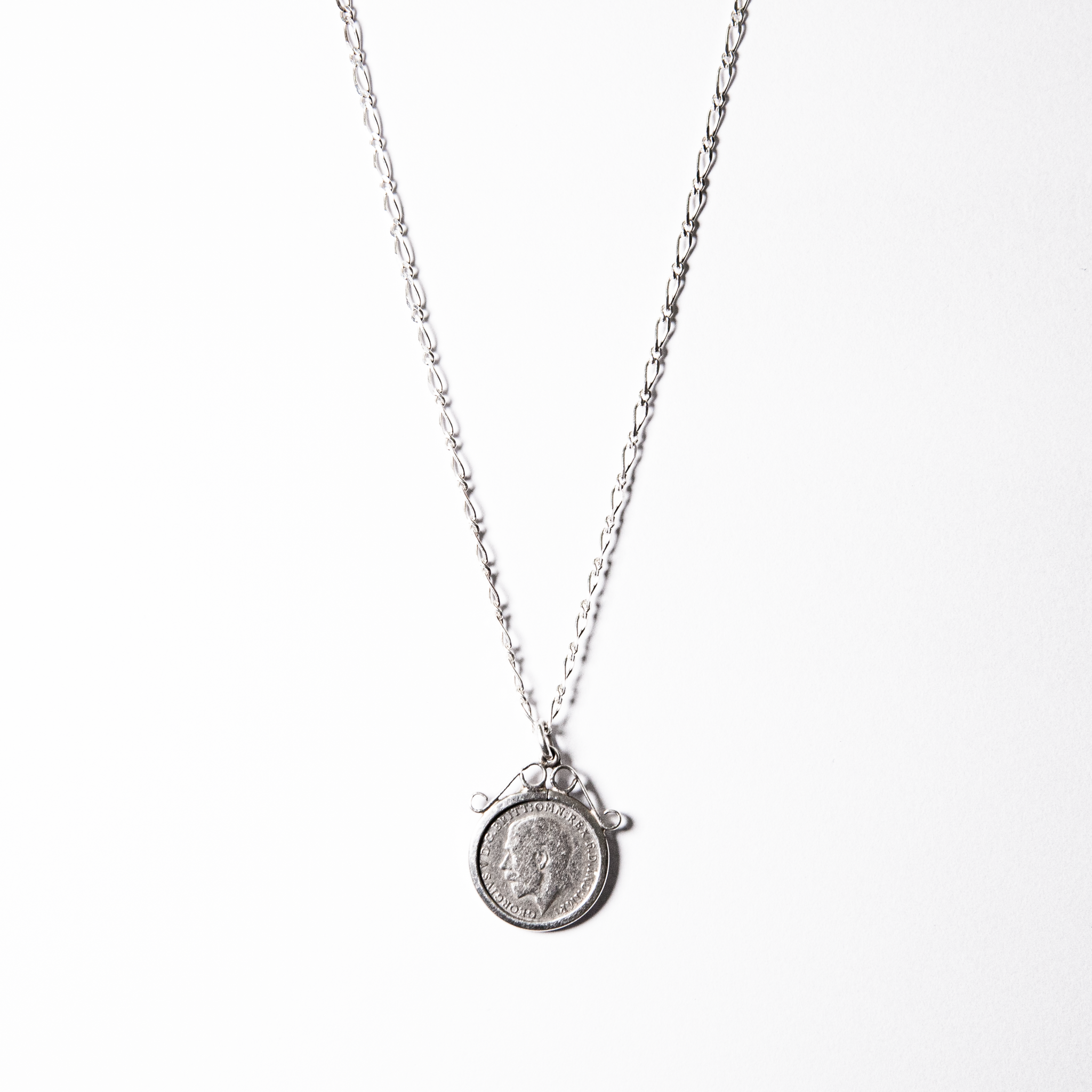 Silver Coin Pendant Chain [1917]
