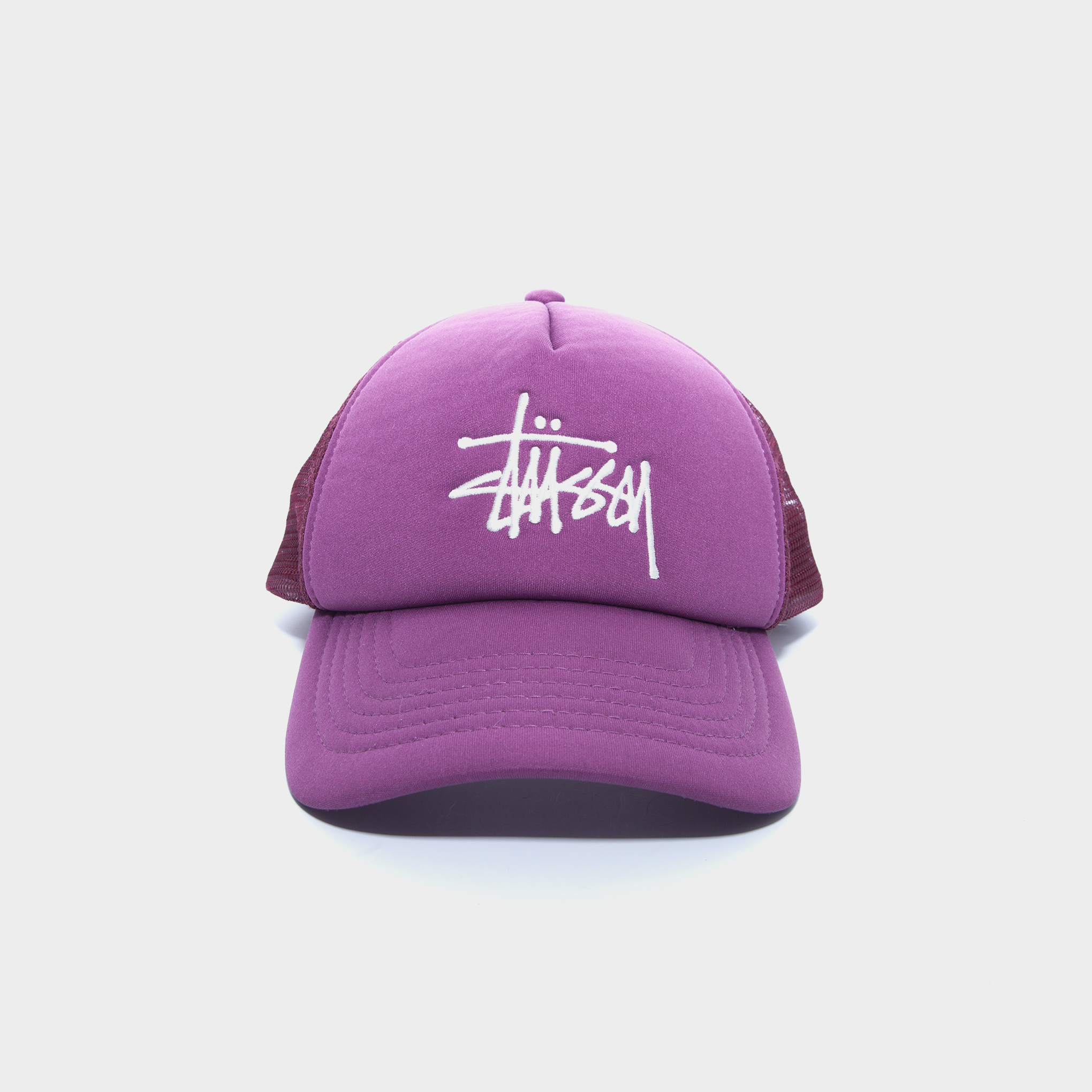 STUSSY TRUCKER BIG BASIC SNAPBACK [USED]