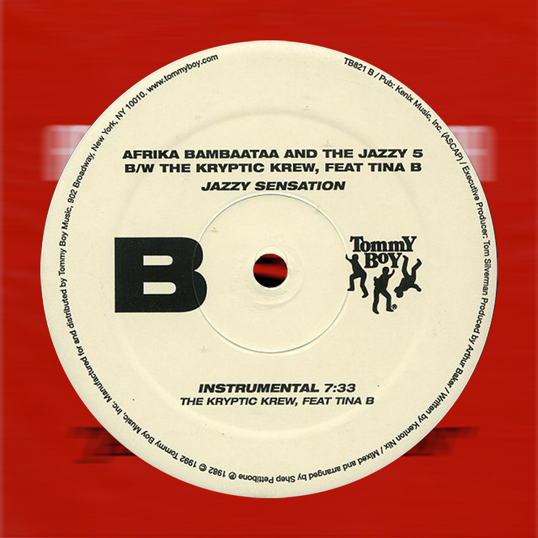 Afrika Bambaataa And The Jazzy 5 ‎/ The Kryptic Krew Feat Tina B – Jazzy Sensation [USED]