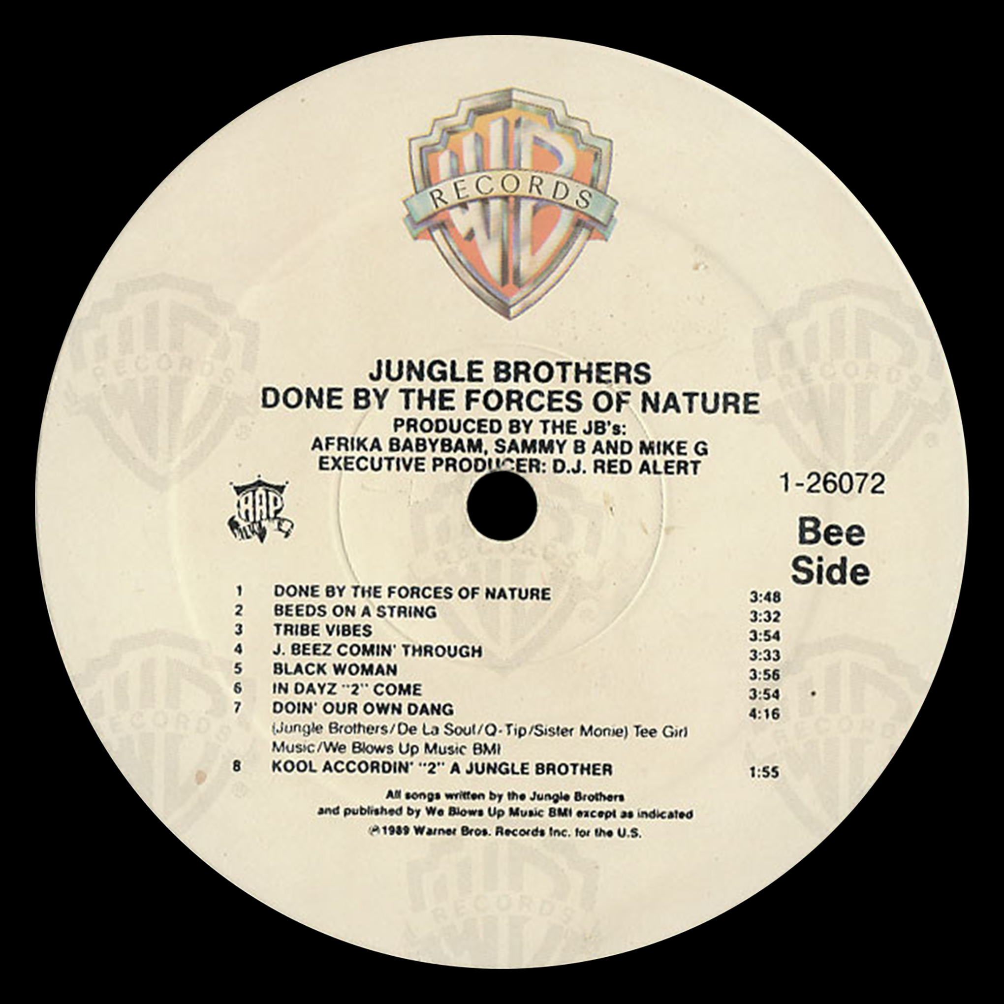 JUNGLE BROTHERS ‎- DONE BY THE FORCES OF NATURE [USED]