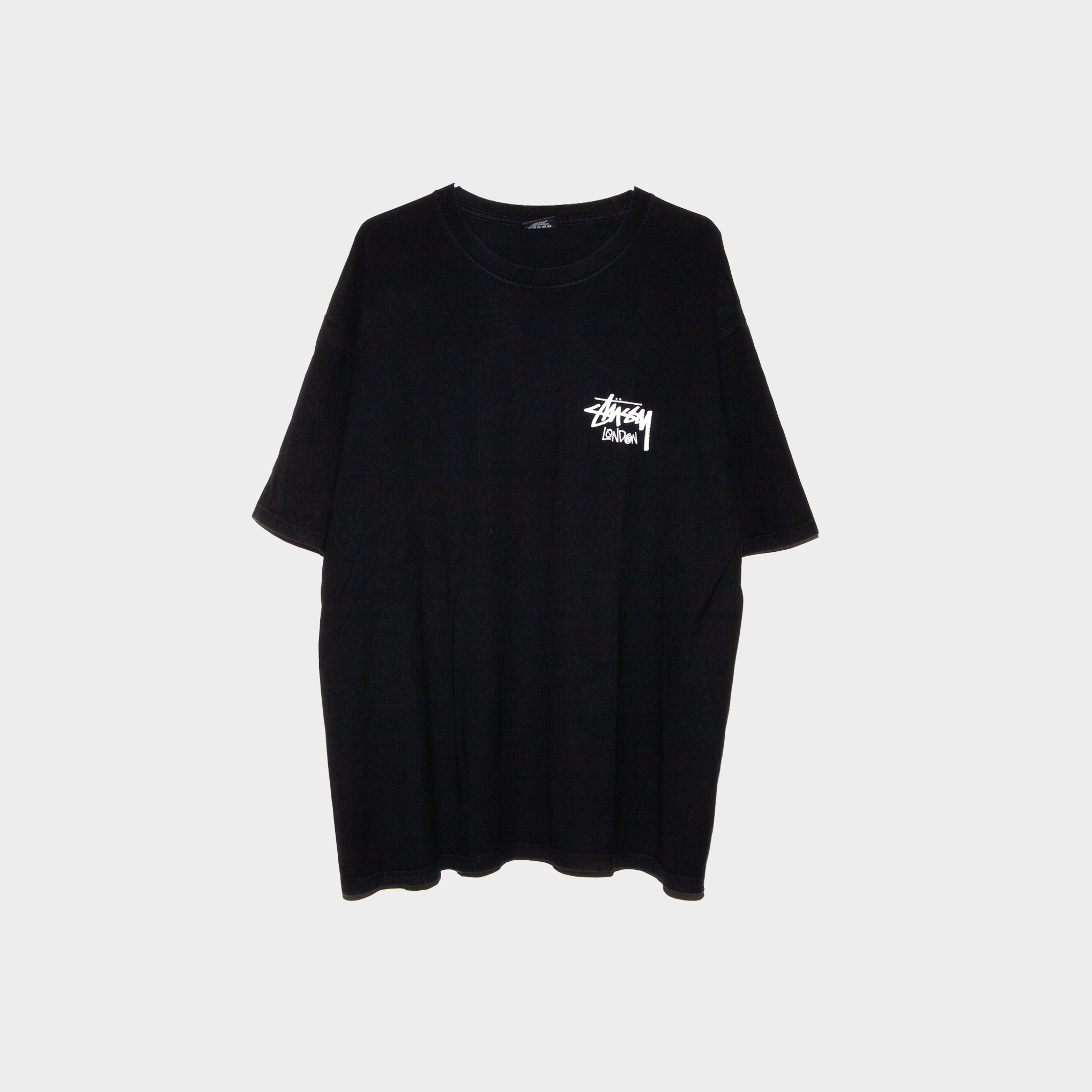 STUSSY STOCK LONDON T-SHIRT BLACK [USED]