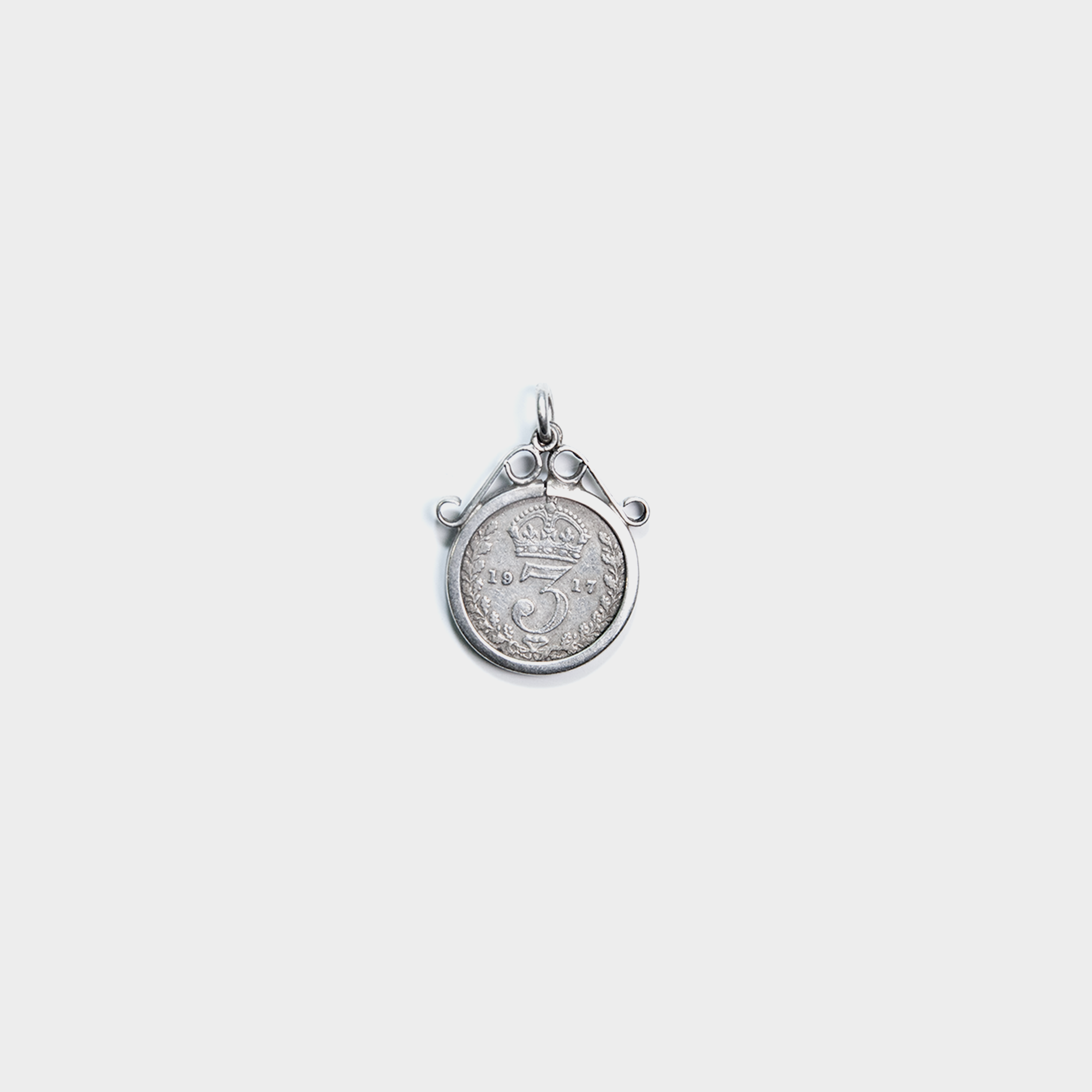 Silver Coin Pendant Chain [1917]